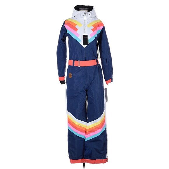 Tipsy Elves Multicolor Chevron Jumpsuit - Picture 6 of 14